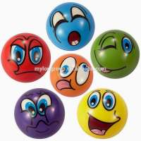 Stress Balls Soft PU Emoji Ball Assorted Colors Random Pattern Party Toys