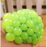 Grape shape Anti-stress ball rubber squeeze grape ball mesh squishy ball