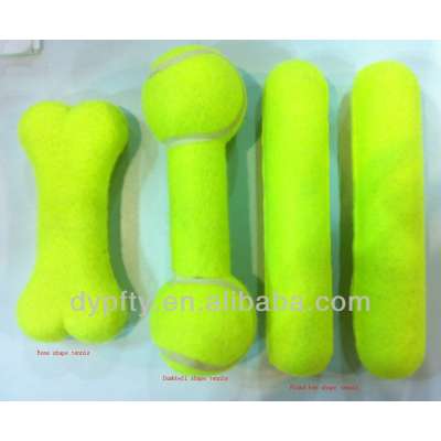 custom made dog toy tennis ball bone