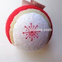 custom printing white tennis ball sales