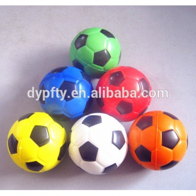 promotional 63mm PU antistress soccer ball with custom logo printed