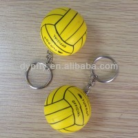 custom design Volleyball keychains with logo printed