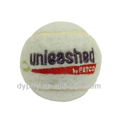 Custom embroidery white tennis balls with logo