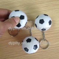 PU stress soccer Ball / football keychain for promotional