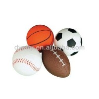 Mini rubber toy basketball/football for kids